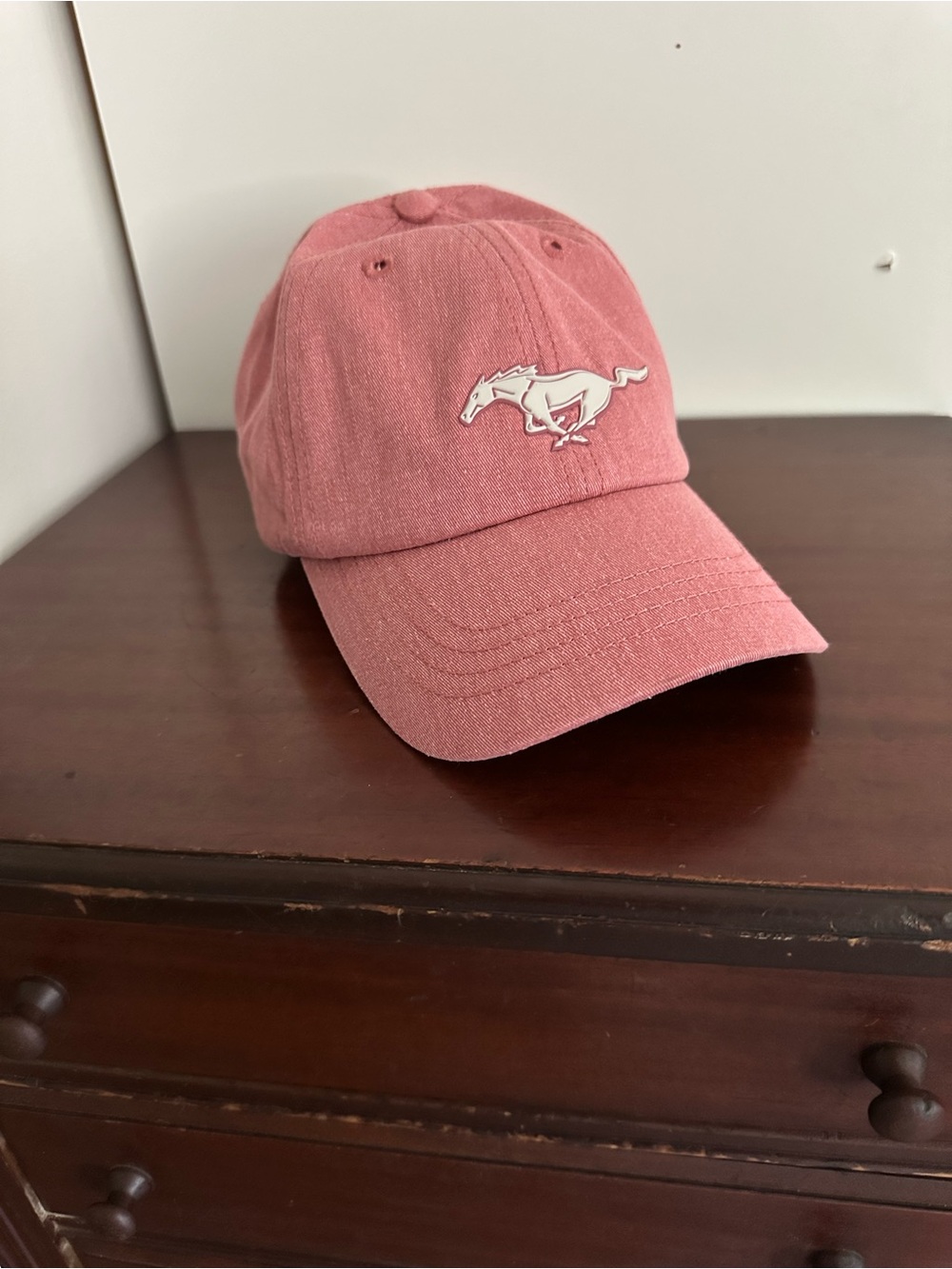 Official Ford Mustang Pink Embroidered Pony Gorpcore Dad Hat